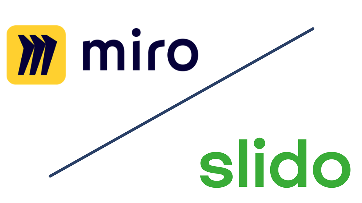 This picture is a tool introduction: miro and slido, the schematic diagram of two digital decision-making tools. For details, please refer to the text on the right